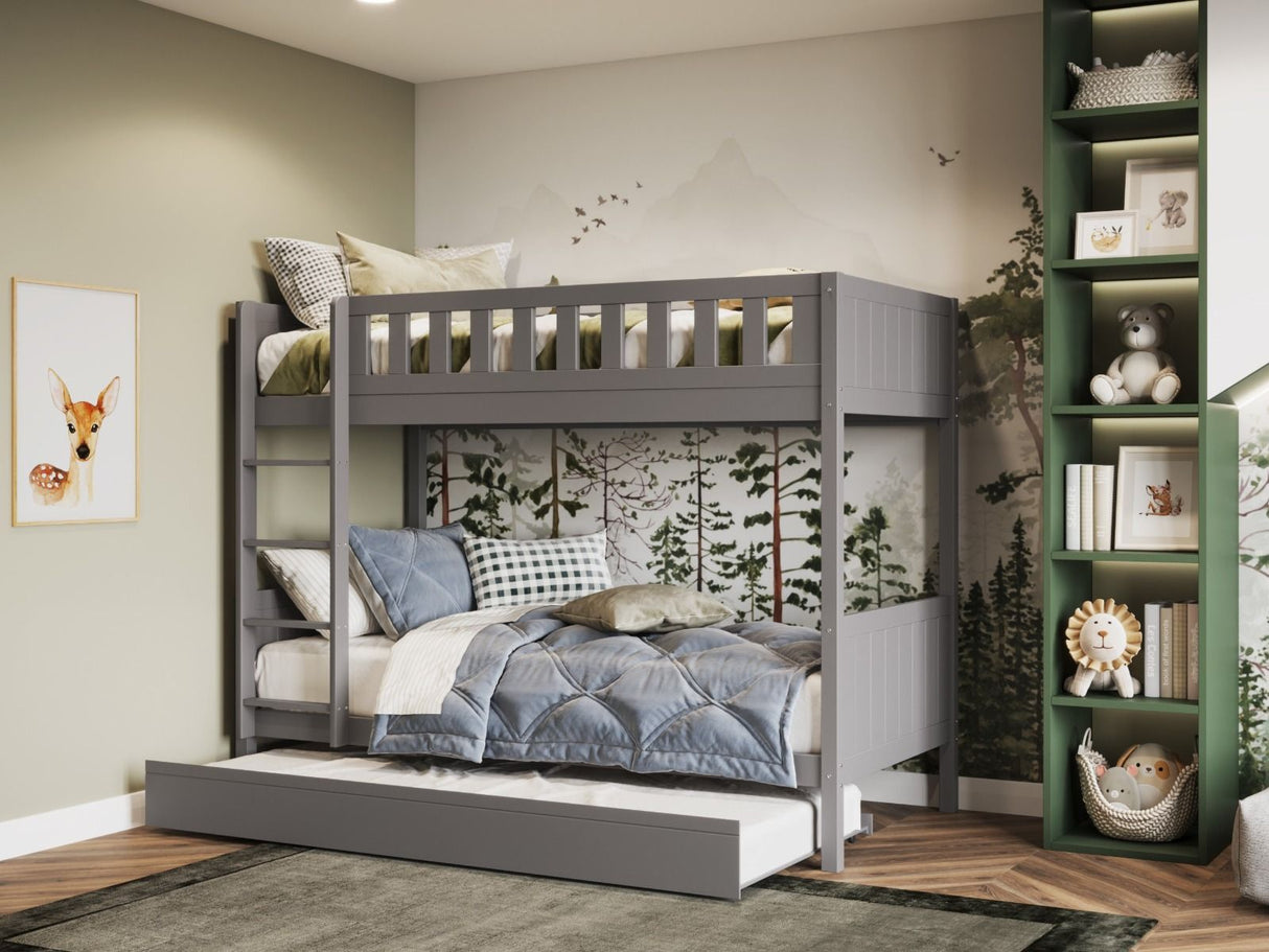Flair Bea Wooden Bunk Bed Grey