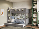 Flair Bea Wooden Bunk Bed Grey