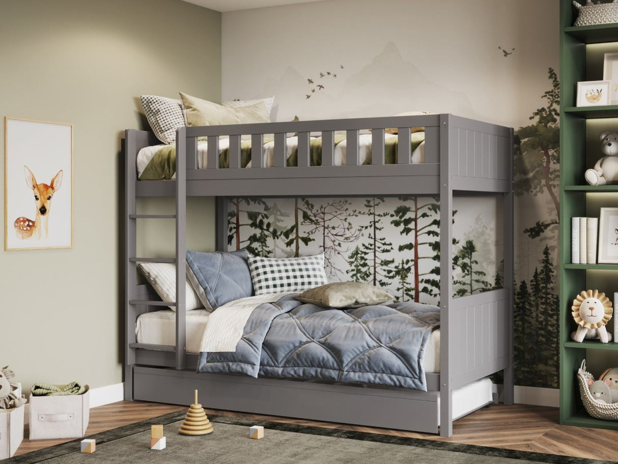 Flair Bea Wooden Bunk Bed Grey