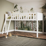 Flair Bea Mid Sleeper Cabin Bed White