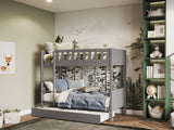Flair Bea Shorty Wooden Bunk Bed Grey