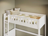 Flair Bea Wooden High Sleeper-White