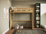 Flair Bea Wooden High Sleeper-Oak