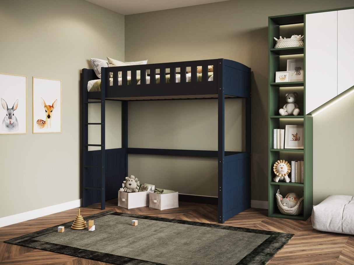 Flair Bea Wooden High Sleeper Navy