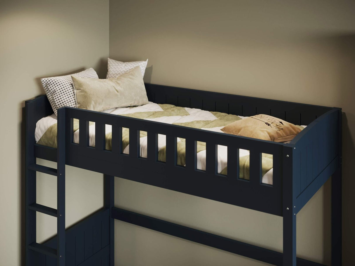 Flair Bea Wooden High Sleeper Navy