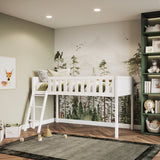 Flair Bea Mid Sleeper Cabin Bed White