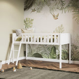 Flair Bea Shorty Mid Sleeper Cabin Bed White