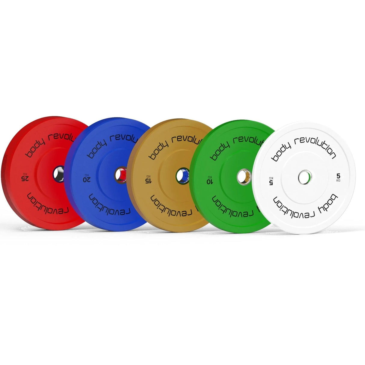 Body Revolution 60kg Bundle Olympic Coloured Bumper Plates