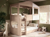 Flair Dreamland House Bunk Bed Oak & White