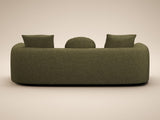 SOLACE+CO Cami 3 Seater Sofa Green Chenille