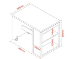 Flair Charlie Pull Out Desk White