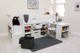 Flair Charlie Staircase Mid Sleeper Storage Set White