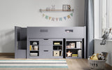 Flair Charlie Staircase Mid Sleeper Storage Set Grey