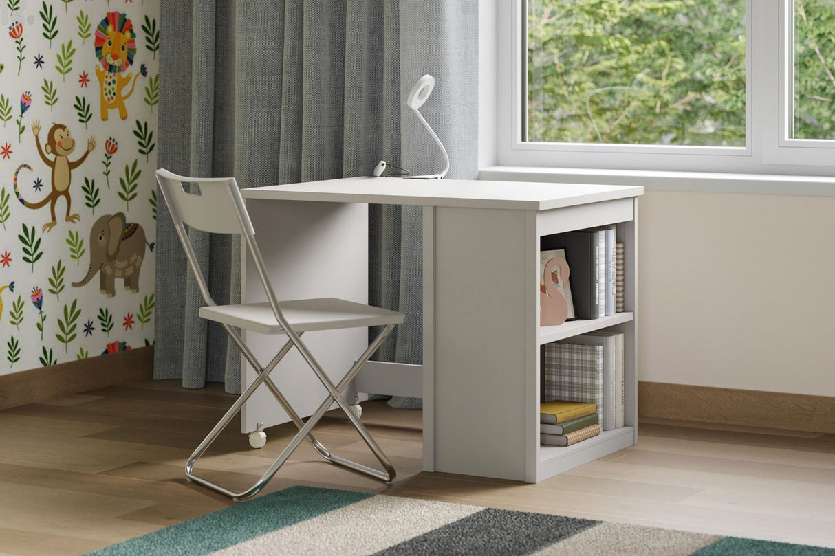 Flair Charlie Pull Out Desk White