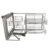KuKoo Corner Kitchen Cupboard Pull Out Drawers - Left Hand
