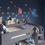Flair Cosmic Storage High Sleeper Grey