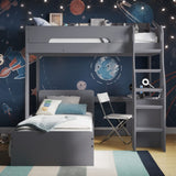 Flair Cosmic L Shaped Bunk Bed Grey