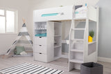 Flair Cosmic Storage High Sleeper White