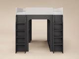 Recoil Dante Twin Gaming High Sleeper with Desk & Wardrobe
