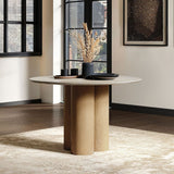 SOLACE+CO Deko Sintered Stone Dining Table-Oak
