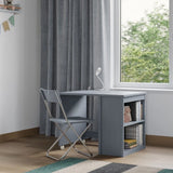 Flair Charlie Pull Out Desk Grey