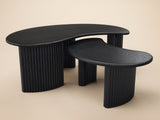 SOLACE+CO Clio Coffee Table Set Black