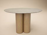 SOLACE+CO Deko Sintered Stone Dining Table-Oak