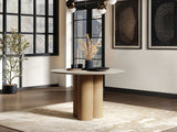SOLACE+CO Deko Dining Table Oak with Aiko Chairs Set of 4