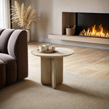 SOLACE+CO Aven Sintered Stone Effect Side Table