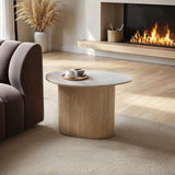 SOLACE+CO Elin Sintered Stone Effect Side Table