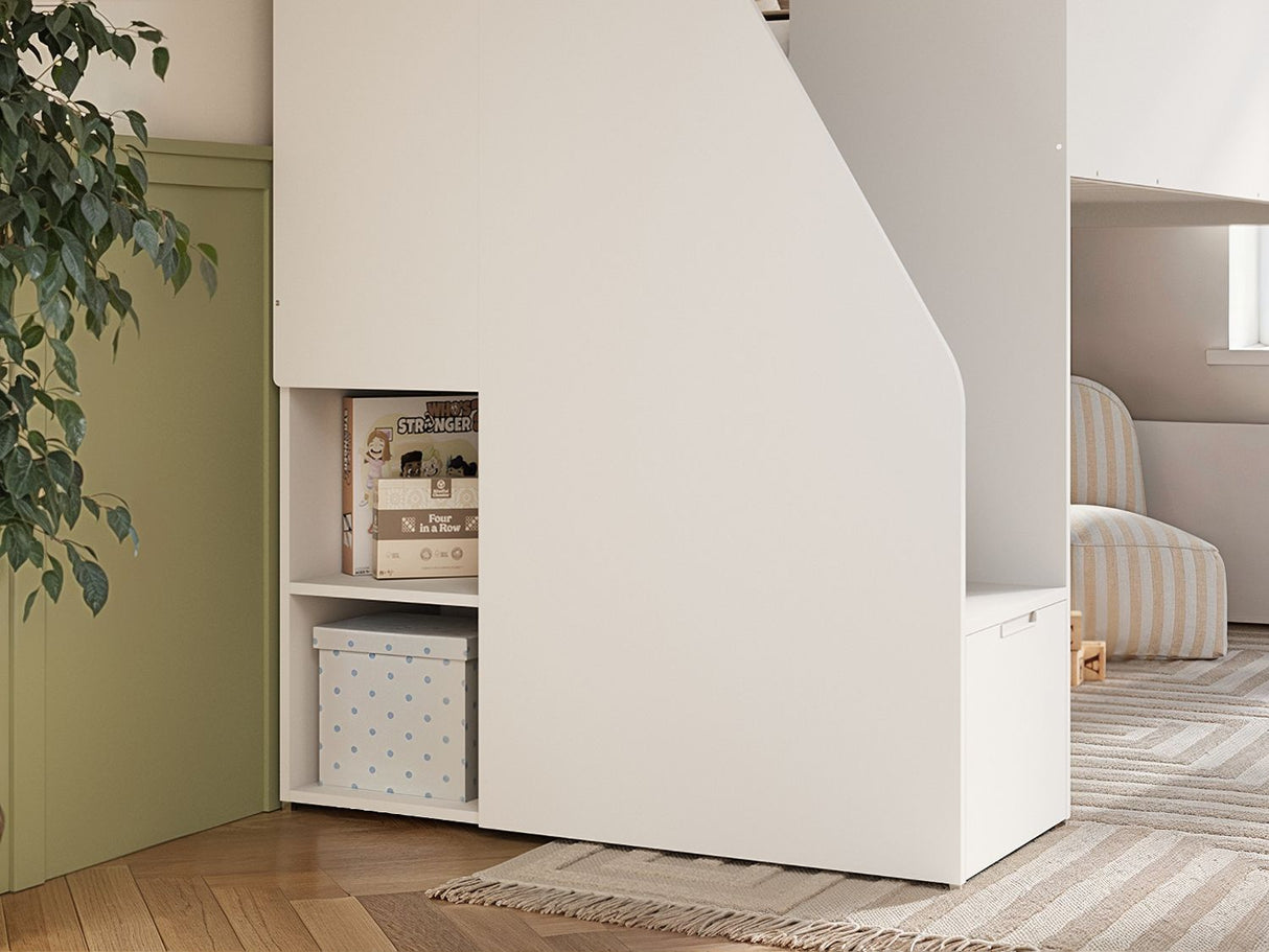 Flair Dreamland House Staircase Mid Sleeper White & Oak