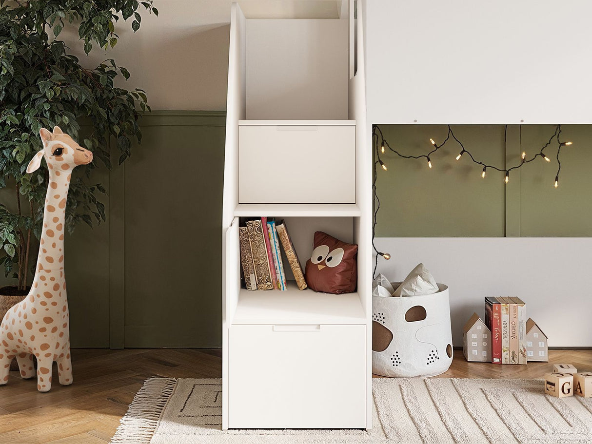 Flair Dreamland House Staircase Mid Sleeper White & Oak