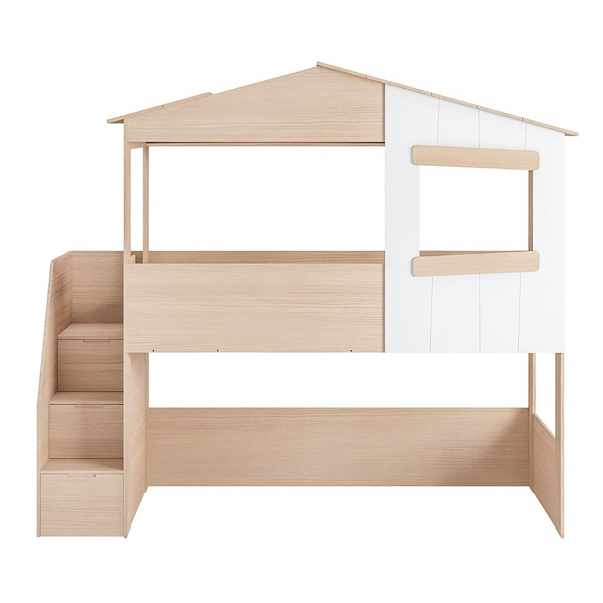 Flair Dreamland House Staircase Mid Sleeper Oak & White