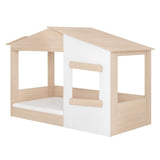 Flair Dreamland Montessori House Floor Bed Oak & White