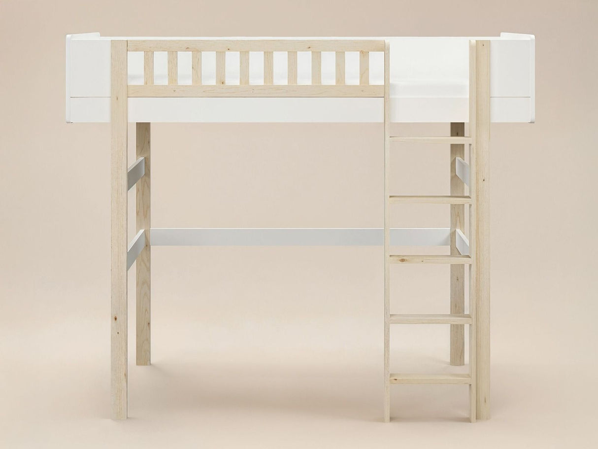 Noomi Kayla High Sleeper Bed White (FSC-Certified)