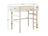 Noomi Kayla High Sleeper Bed White (FSC-Certified)