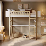 Noomi Kayla High Sleeper Bed White (FSC-Certified)