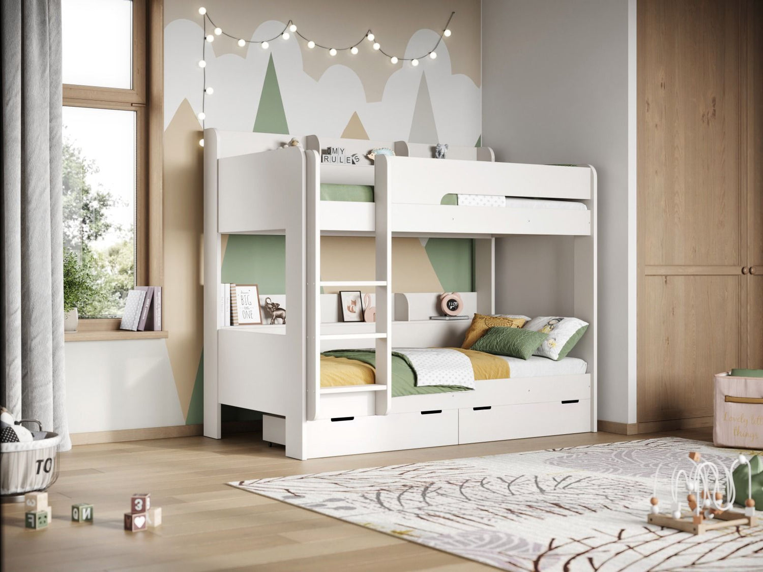 Flair Eddie Storage Bunk White