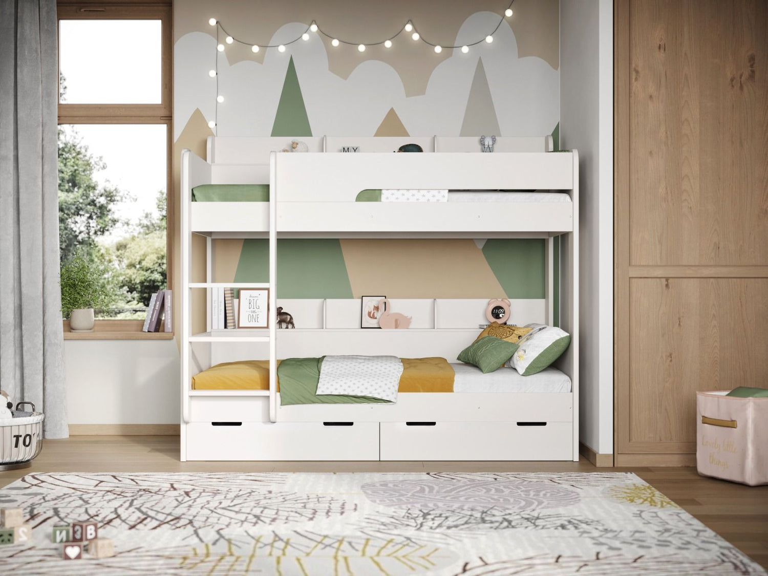 Flair Eddie Storage Bunk White