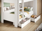 Flair Eddie Storage Bunk White
