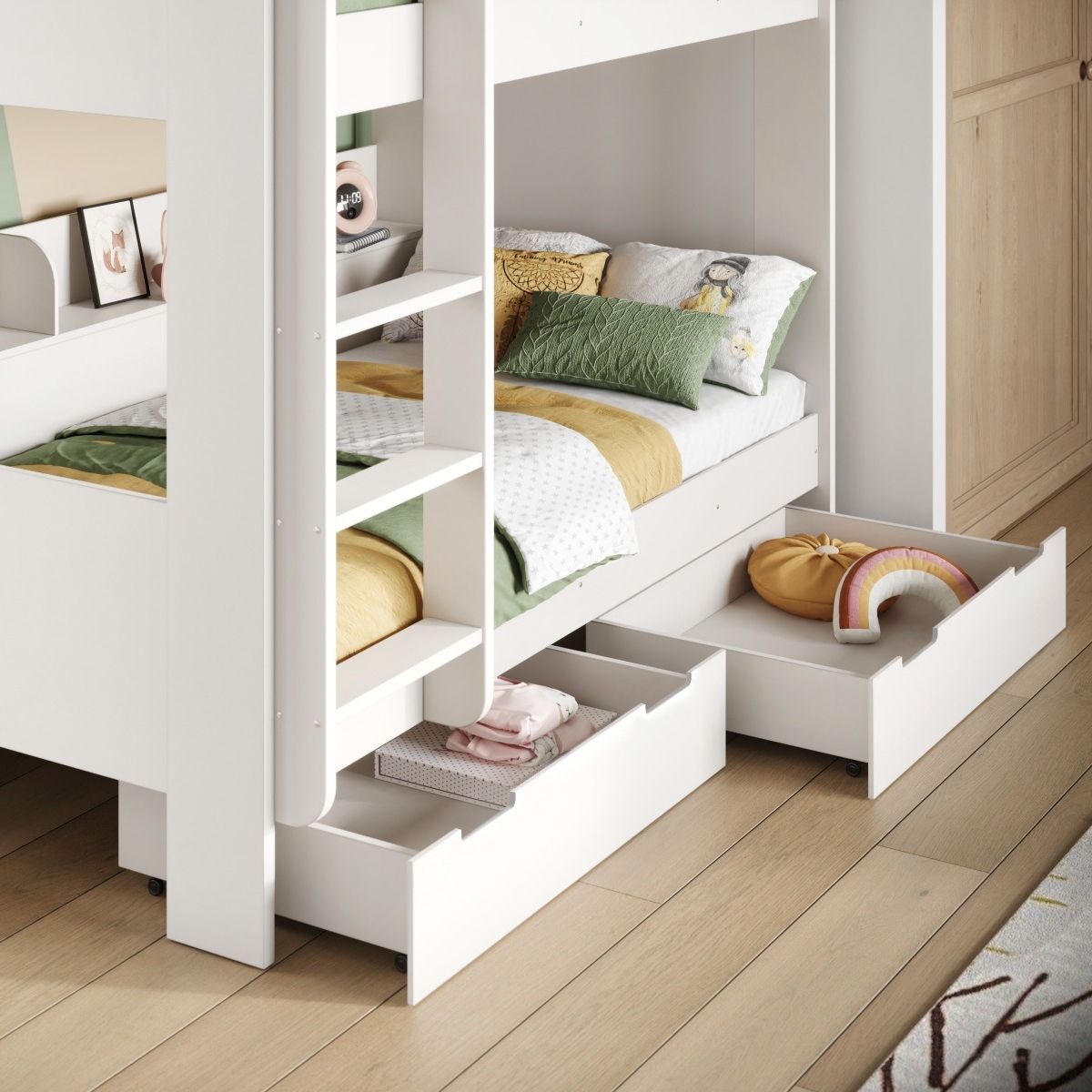 Flair Eddie Storage Bunk White