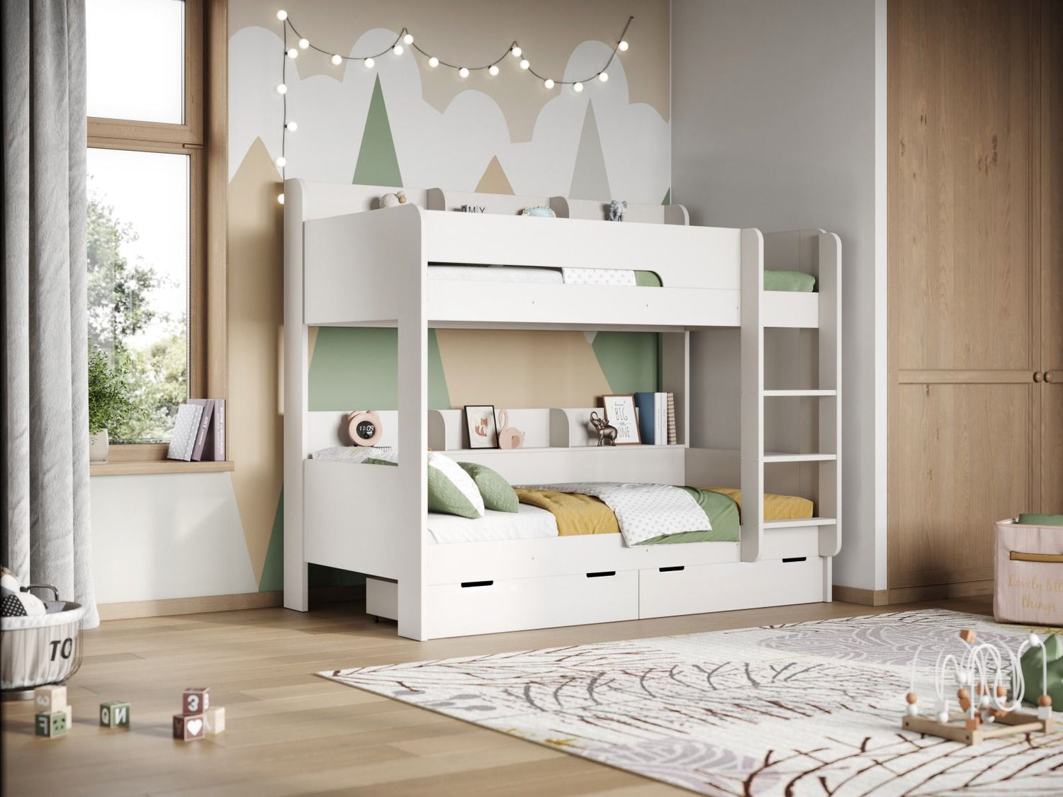 Flair Eddie Storage Bunk White