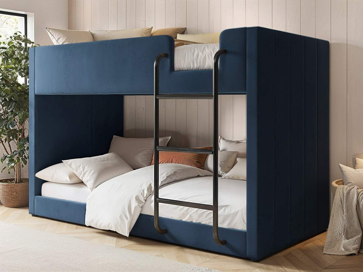 Flair Eden Bunk Bed Navy Velvet
