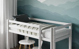 Flair Wooden Elara Shorty Mid Sleeper White