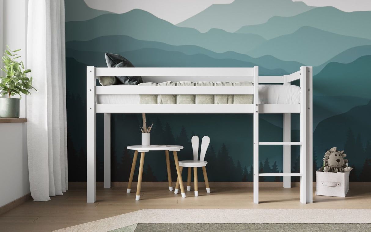 Flair Wooden Elara Shorty Mid Sleeper White