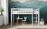 Flair Wooden Elara Shorty Mid Sleeper White
