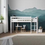 Flair Wooden Elara Shorty Mid Sleeper White
