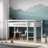 Flair Wooden Elara Shorty Mid Sleeper White