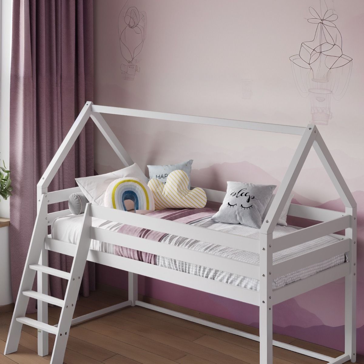 Flair Ellie House Mid Sleeper White