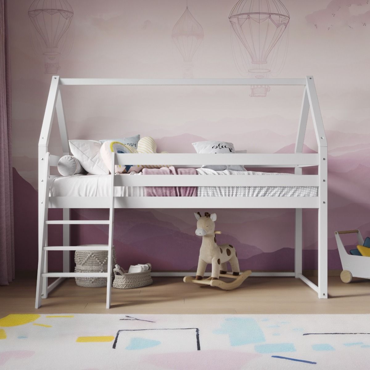 Flair Ellie House Mid Sleeper White